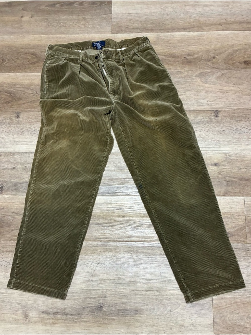 Ralph Lauren Men's Olive Corduroy Trousers